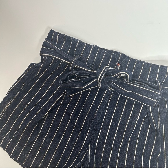 Manning Cartell Pinstriped Waist Tie Denim Shorts - Picture 5 of 14